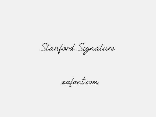 Stanford Signature