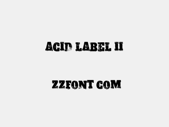 ACID LABEL II