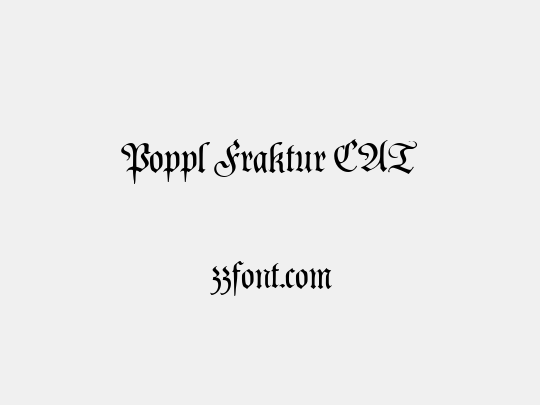Poppl Fraktur CAT