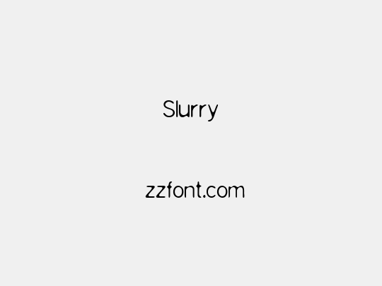 Slurry