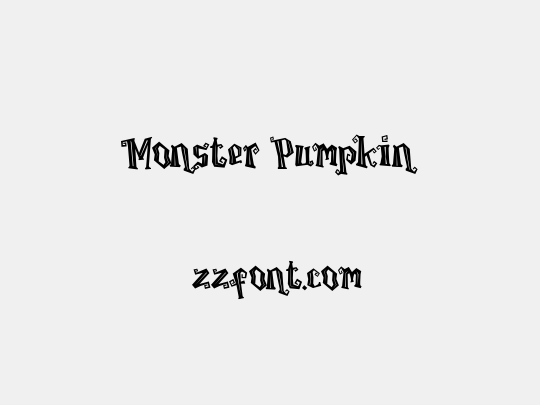 Monster Pumpkin