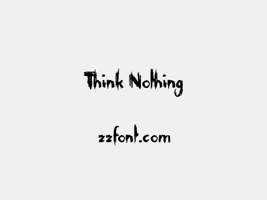 Think Nothing