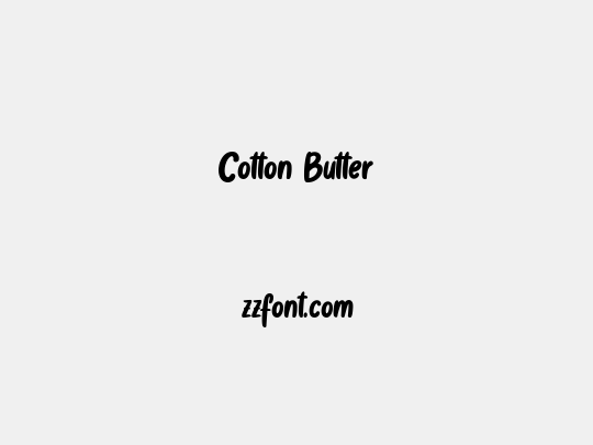 Cotton Butter