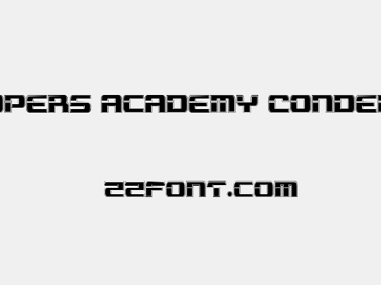 Troopers Academy Condensed