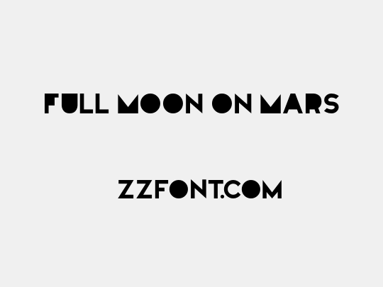 FULL Moon On Mars