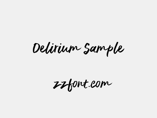 Delirium Sample