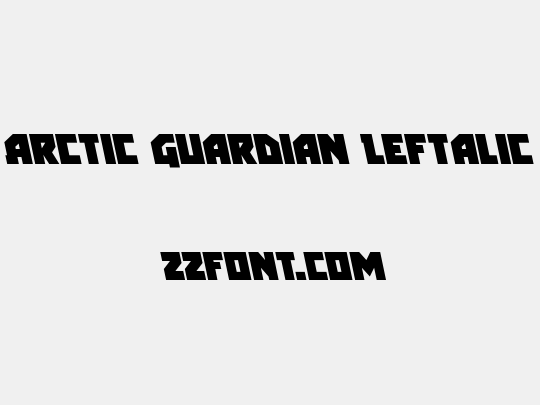 Arctic Guardian Leftalic