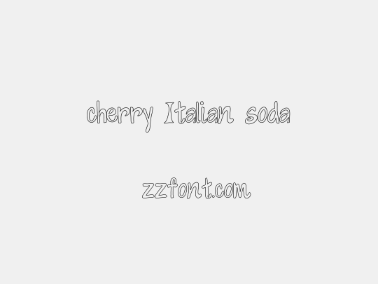 cherry Italian soda