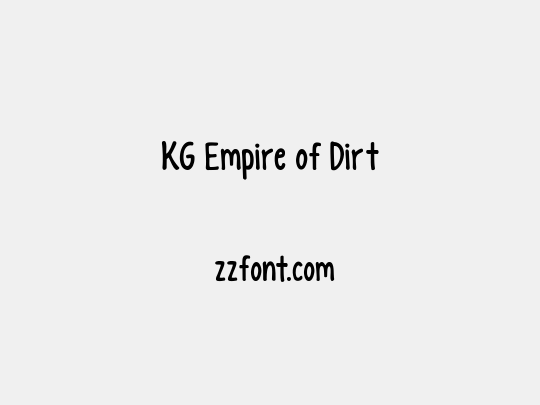 KG Empire of Dirt