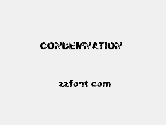 CONDEMNATION 