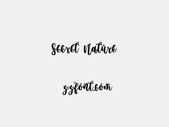 Secret Nature
