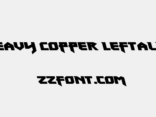 Heavy Copper Leftalic