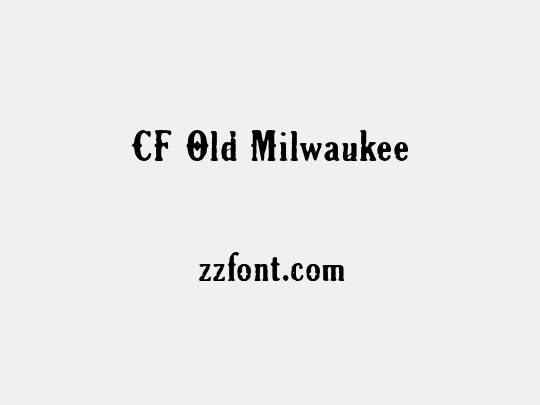 CF Old Milwaukee