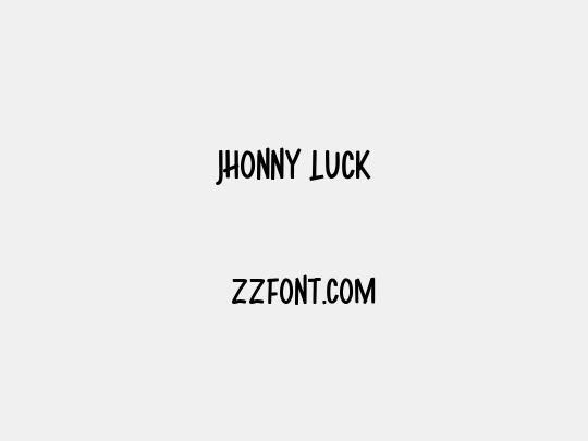 Jhonny Luck