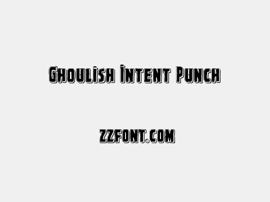 Ghoulish Intent Punch