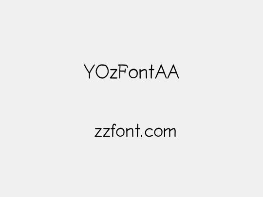 YOzFontAA