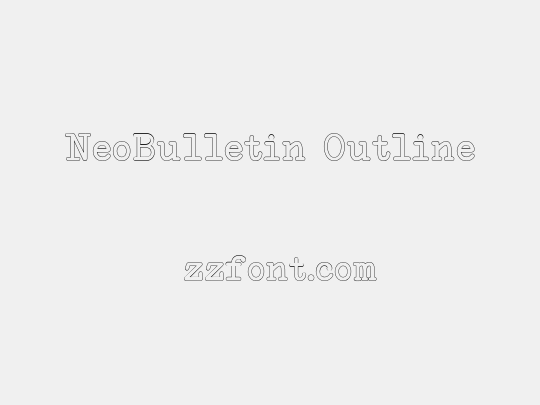 NeoBulletin Outline