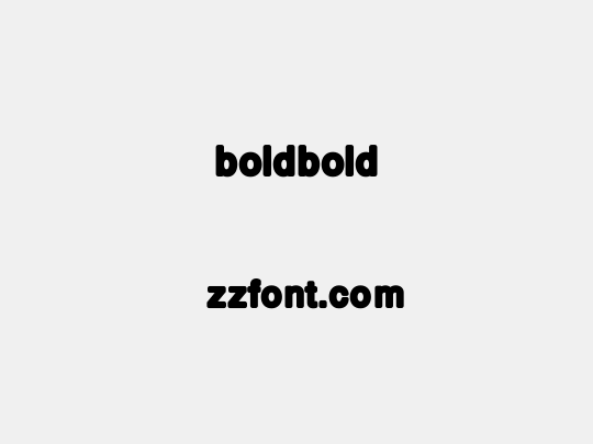 boldbold