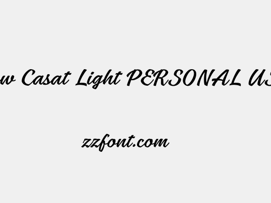 Low Casat Light PERSONAL USE