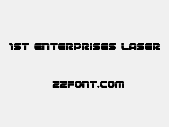 1st Enterprises Laser