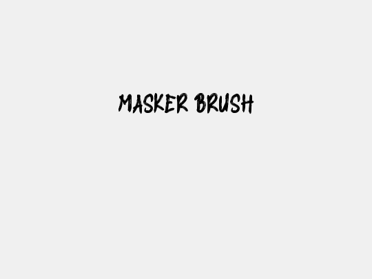 MASKER BRUSH