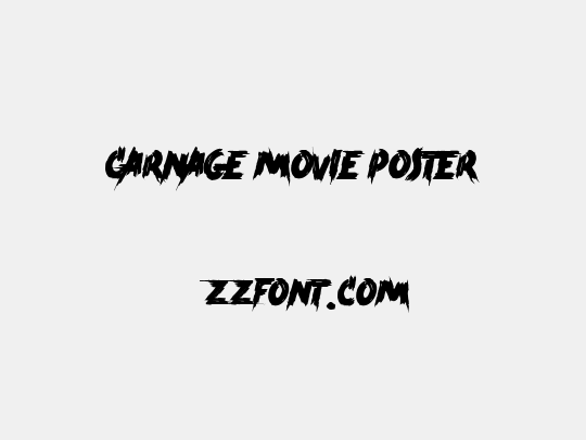 Carnage Movie Poster