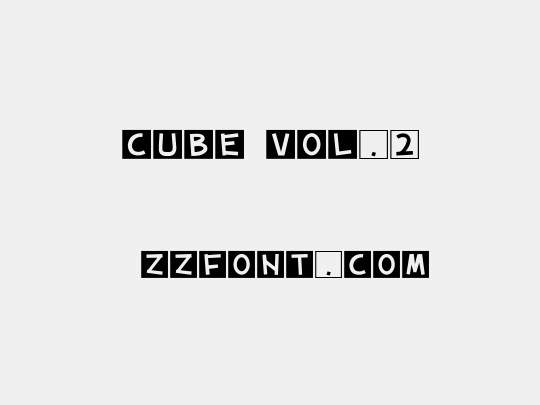 cube vol.2