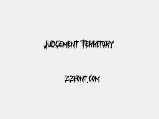 Judgement Territory