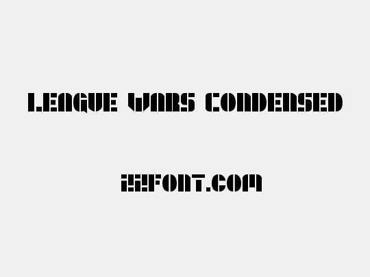 League Wars Condensed