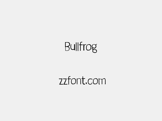 Bullfrog