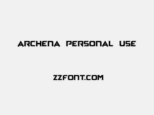 Archena Personal Use