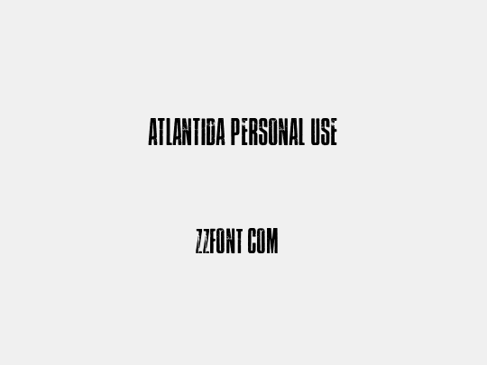 Atlantida PERSONAL USE