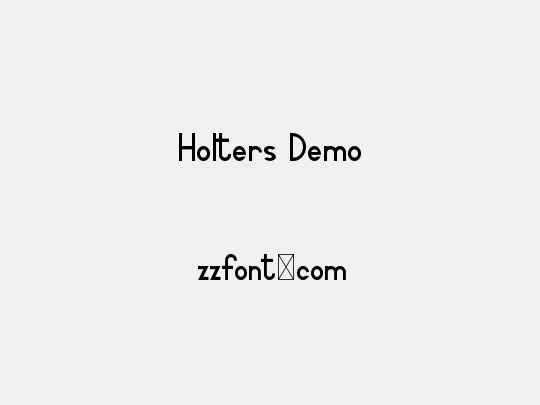 Holters Demo