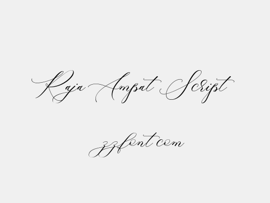 Raja Ampat Script