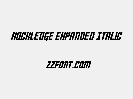 Rockledge Expanded Italic