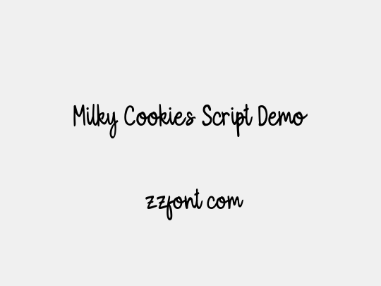 Milky Cookies Script Demo