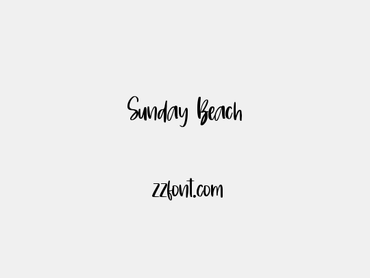 Sunday Beach