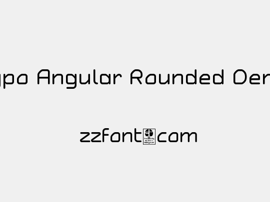 Typo Angular Rounded Demo