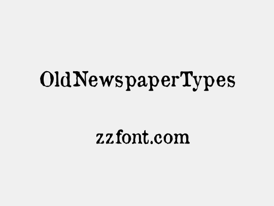 OldNewspaperTypes