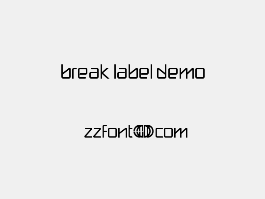 break label DEMO