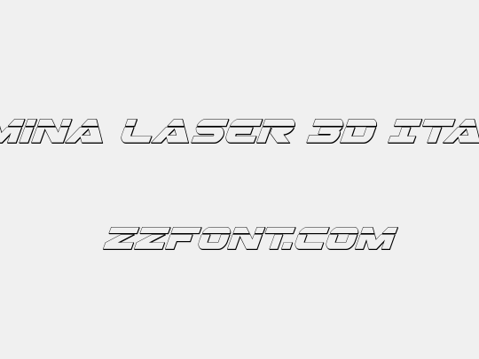 Gemina Laser 3D Italic
