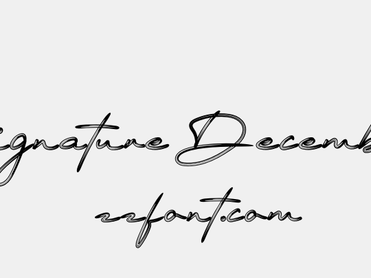 Signature December