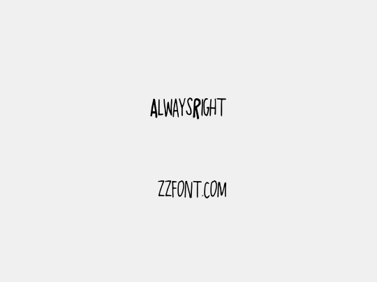 AlwaysRight