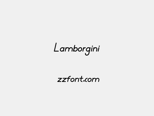 Lamborgini