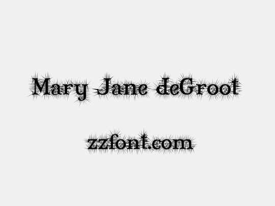 Mary Jane deGroot