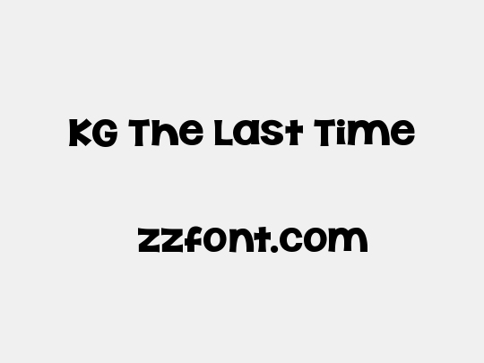 KG The Last Time