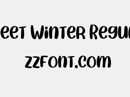 Sweet Winter Regular