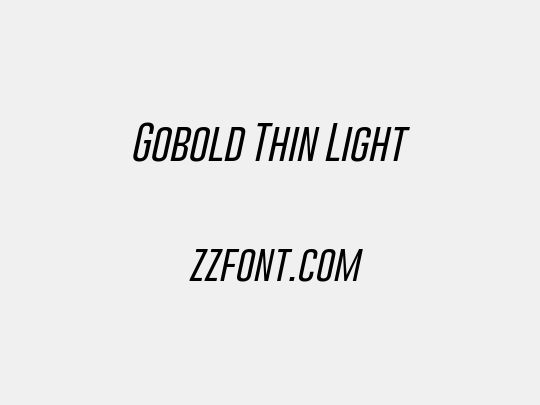 Gobold Thin Light