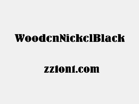 WoodenNickelBlack