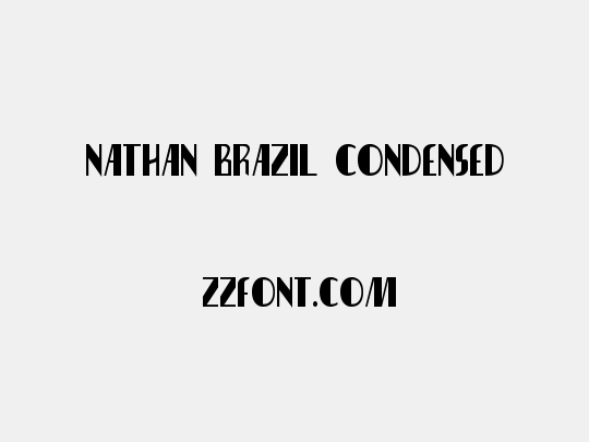 Nathan Brazil Condensed